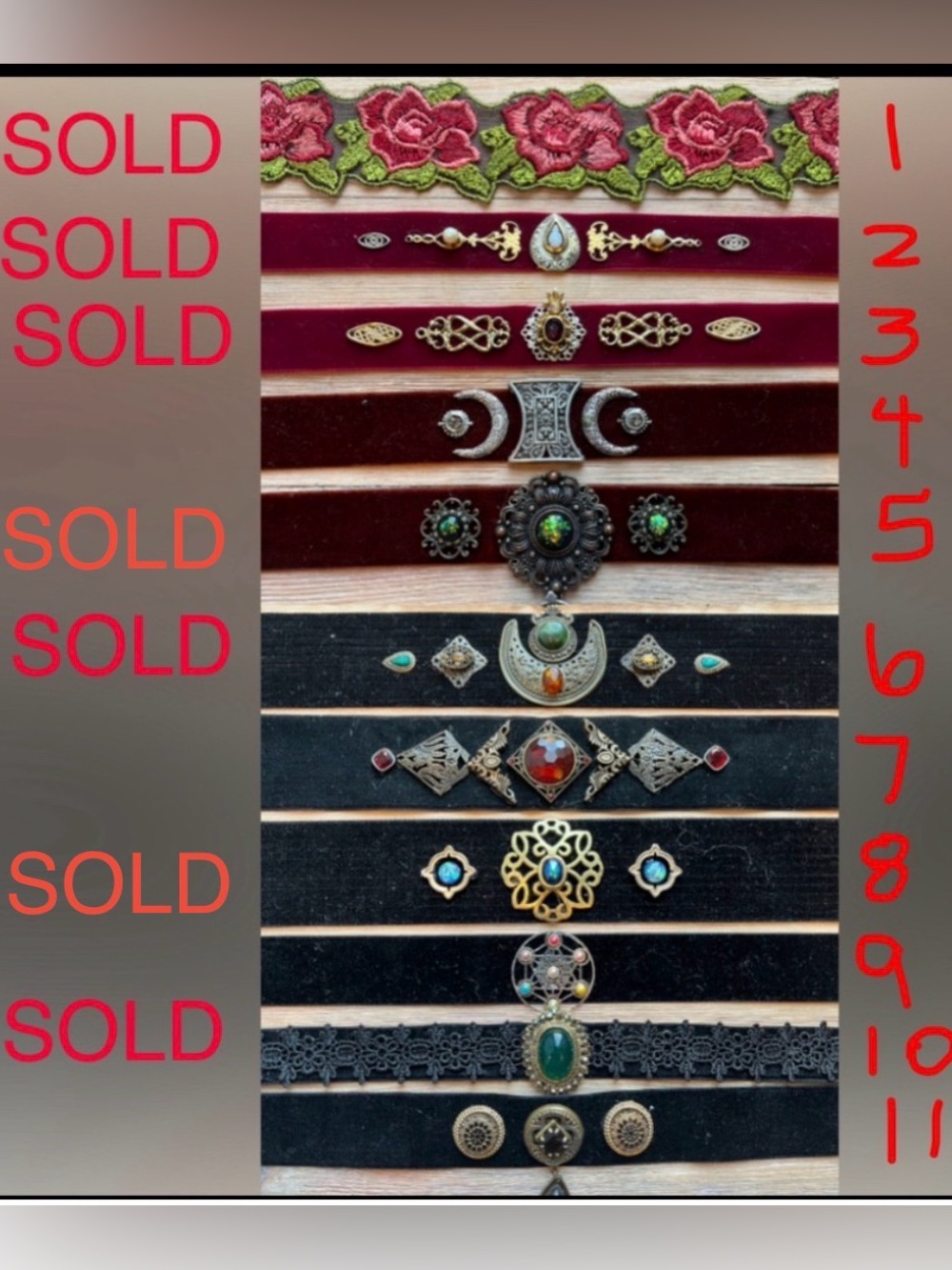 Beautiful handmade chokers - Picture 2 of 15